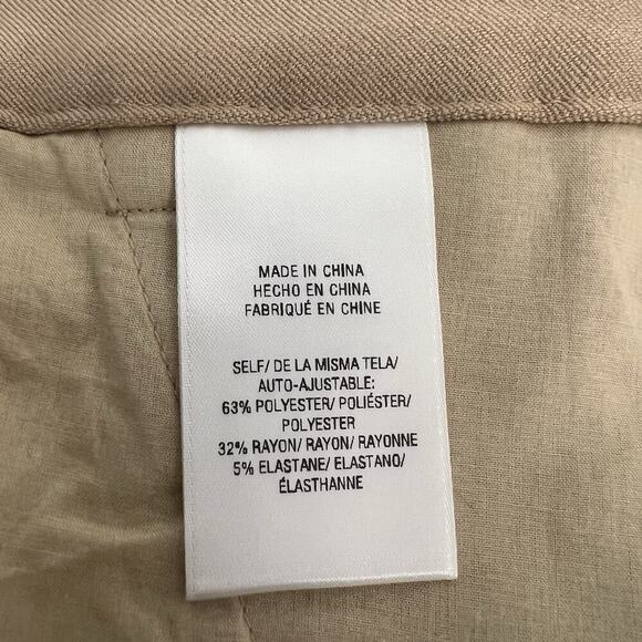 Favorite Daughter The Favorite Pant Beige Pleated Wide Leg trouser High Rise 8 - Picture 14 of 15